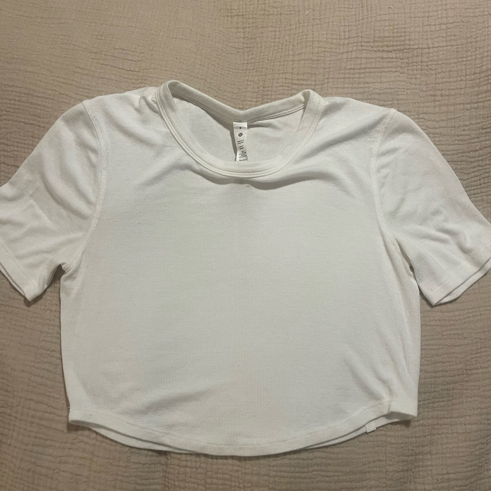 Lululemon Hold Tight Cropped T Shirt